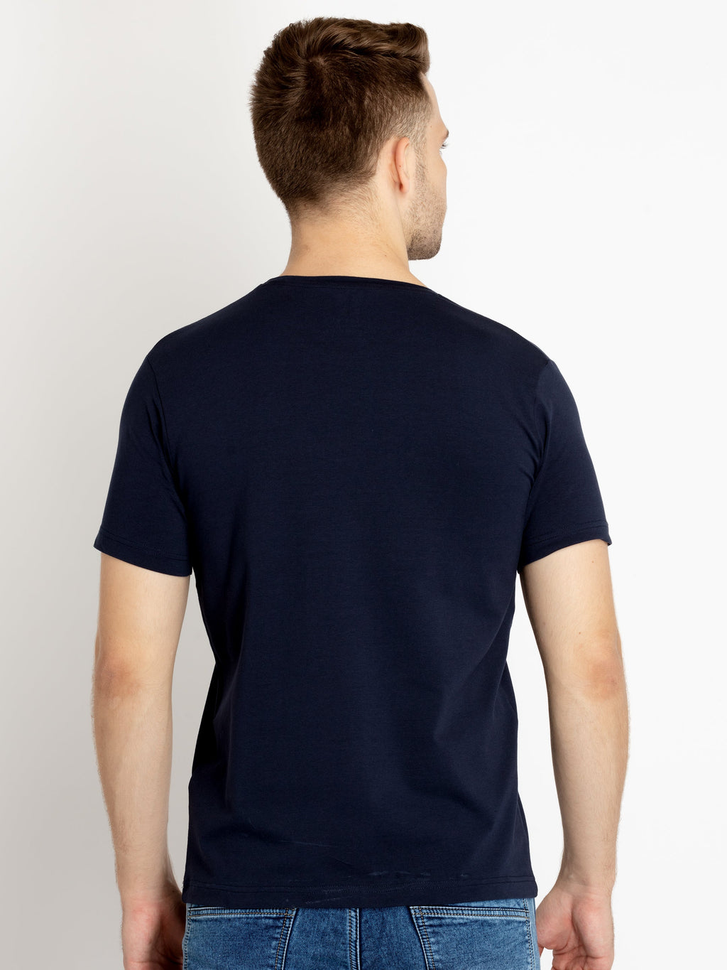 Mens Printed Round Neck T-shirts