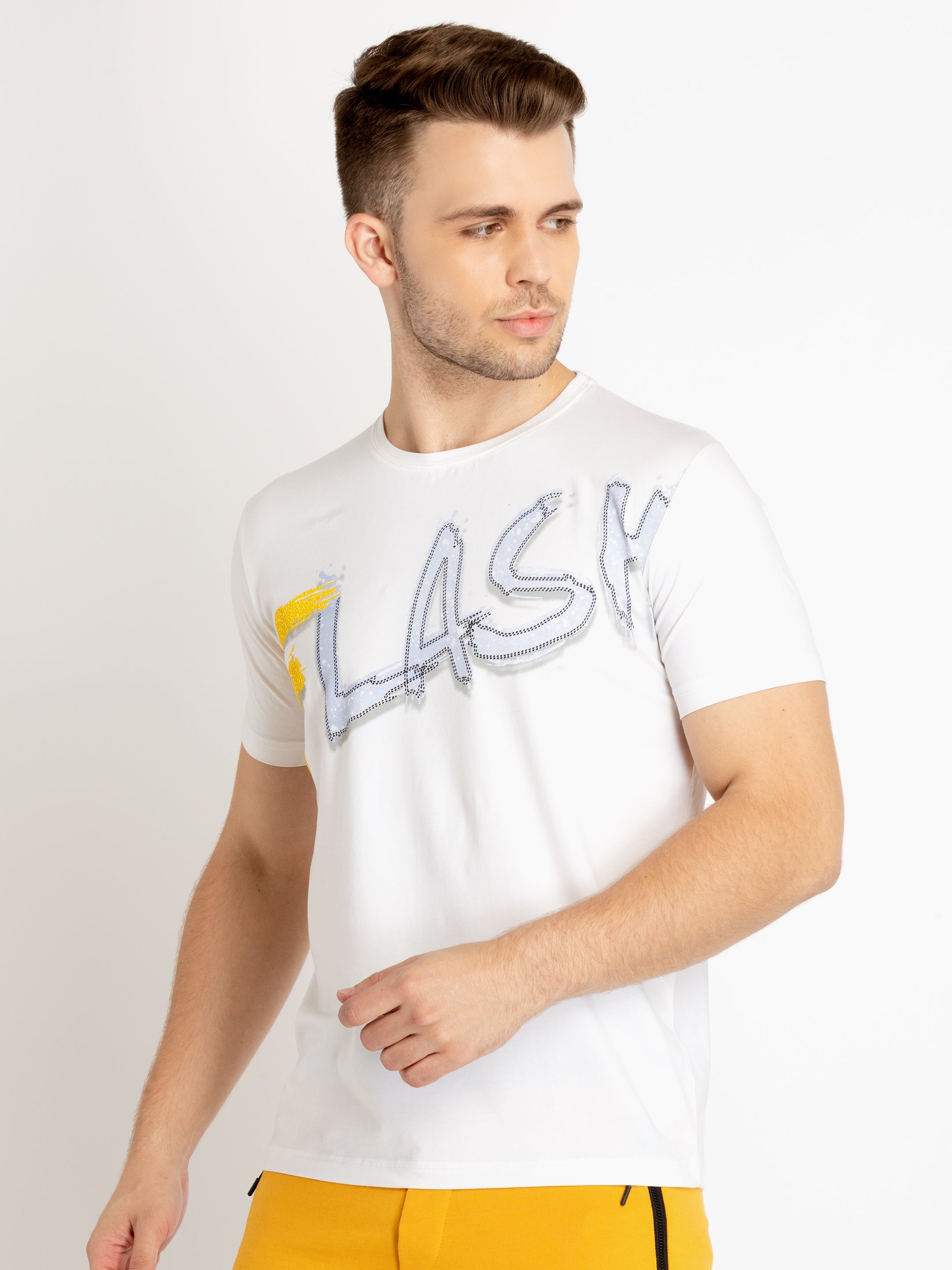 Mens Printed Round Neck T-shirts