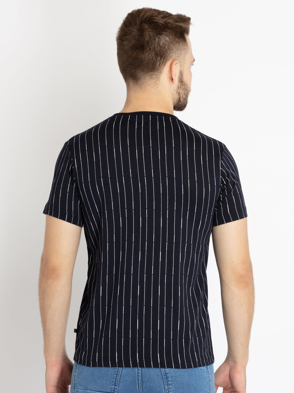 Mens Printed Round Neck T-shirt