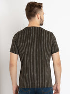 Mens Printed Round Neck T-shirt