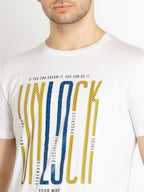 Mens Printed Round Neck T-shirts