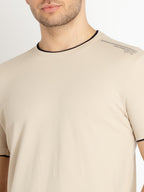 Mens Solid Round Neck T-shirts