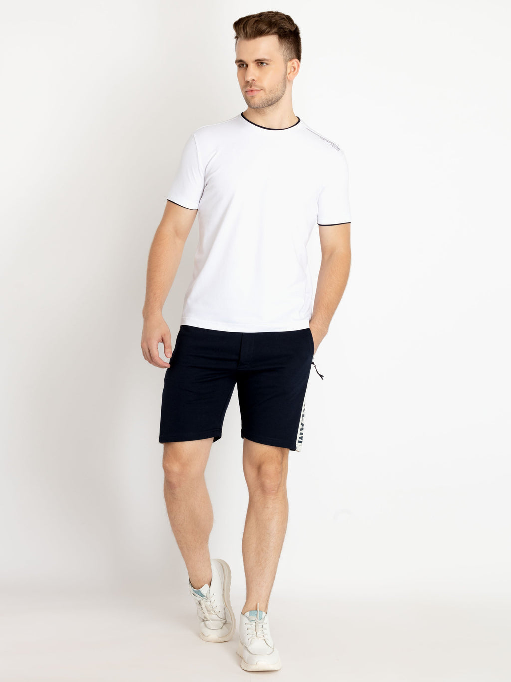 Mens Solid Round Neck T-shirts