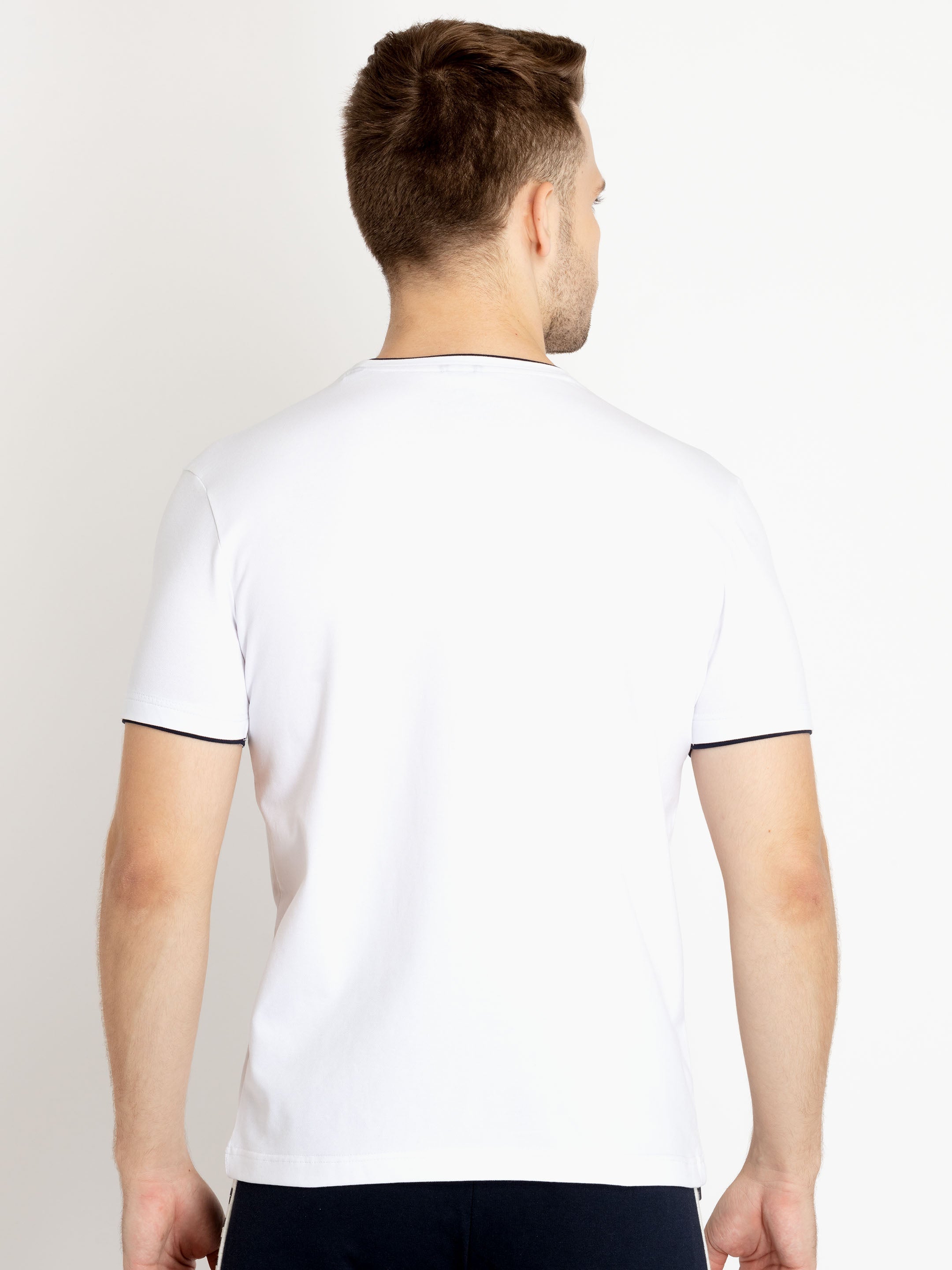Mens Solid Round Neck T-shirts