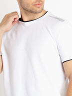 Mens Solid Round Neck T-shirts