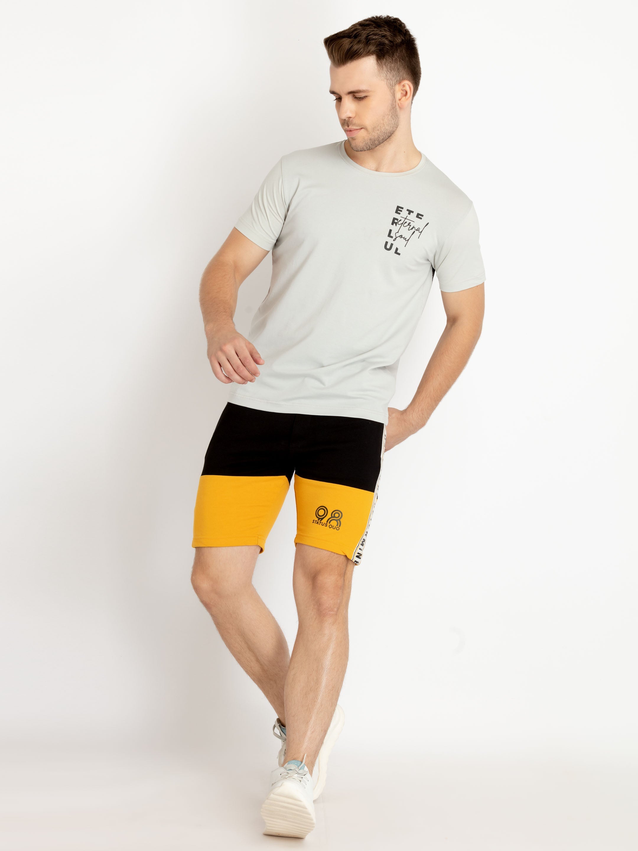 Mens Printed Round Neck T-shirts