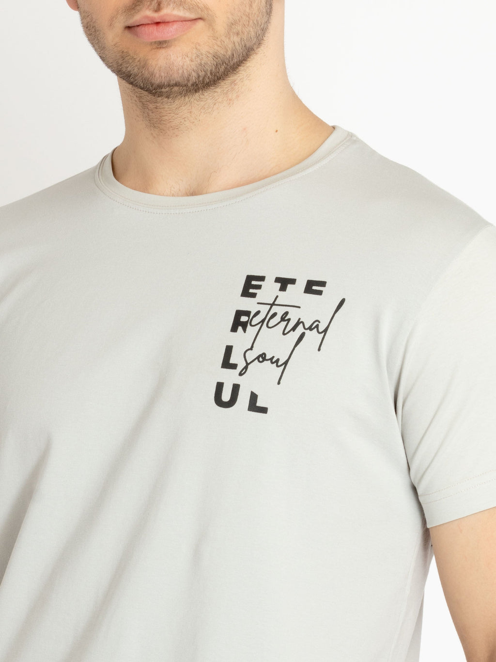 Mens Printed Round Neck T-shirts