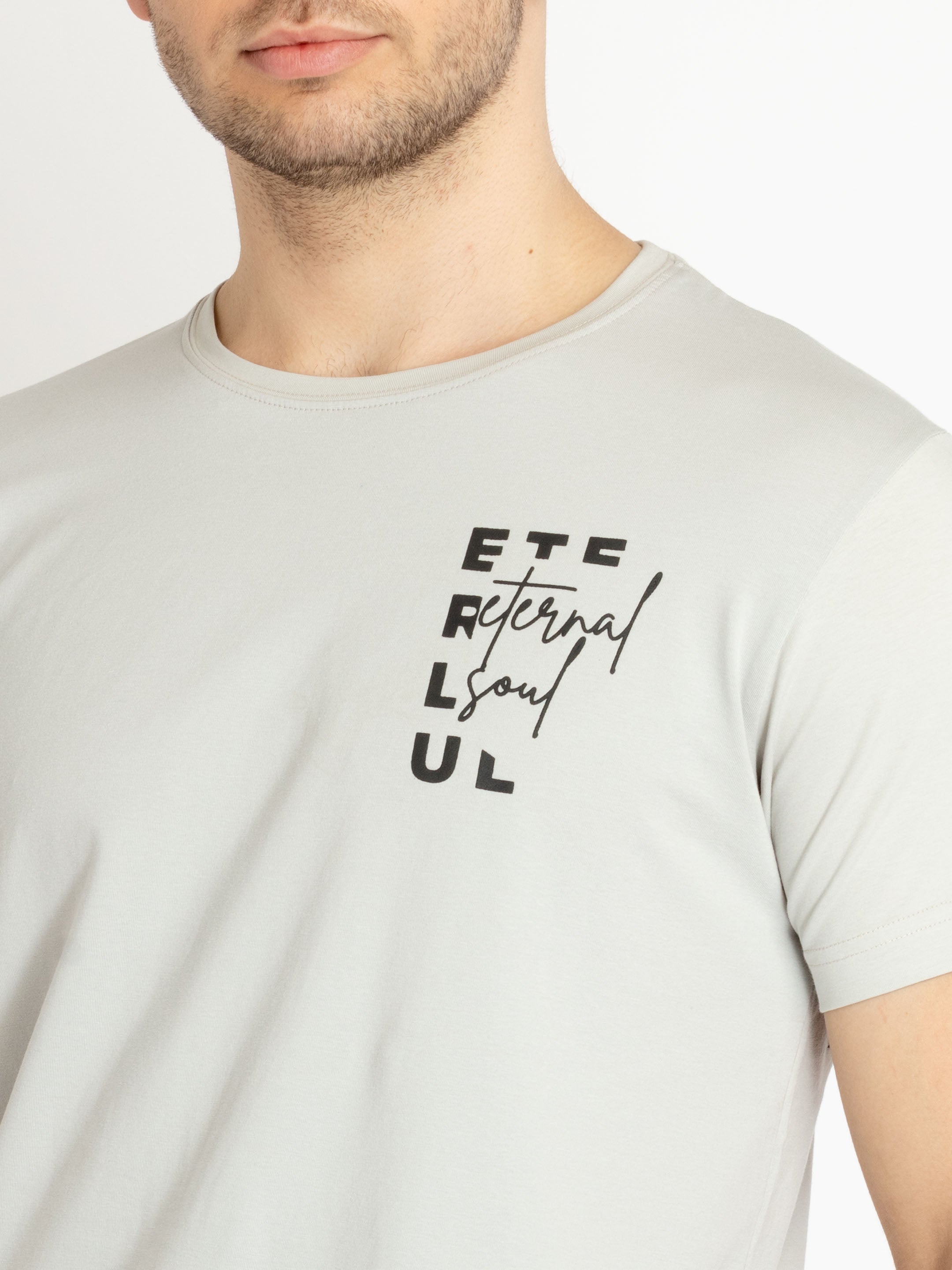 Mens Printed Round Neck T-shirts