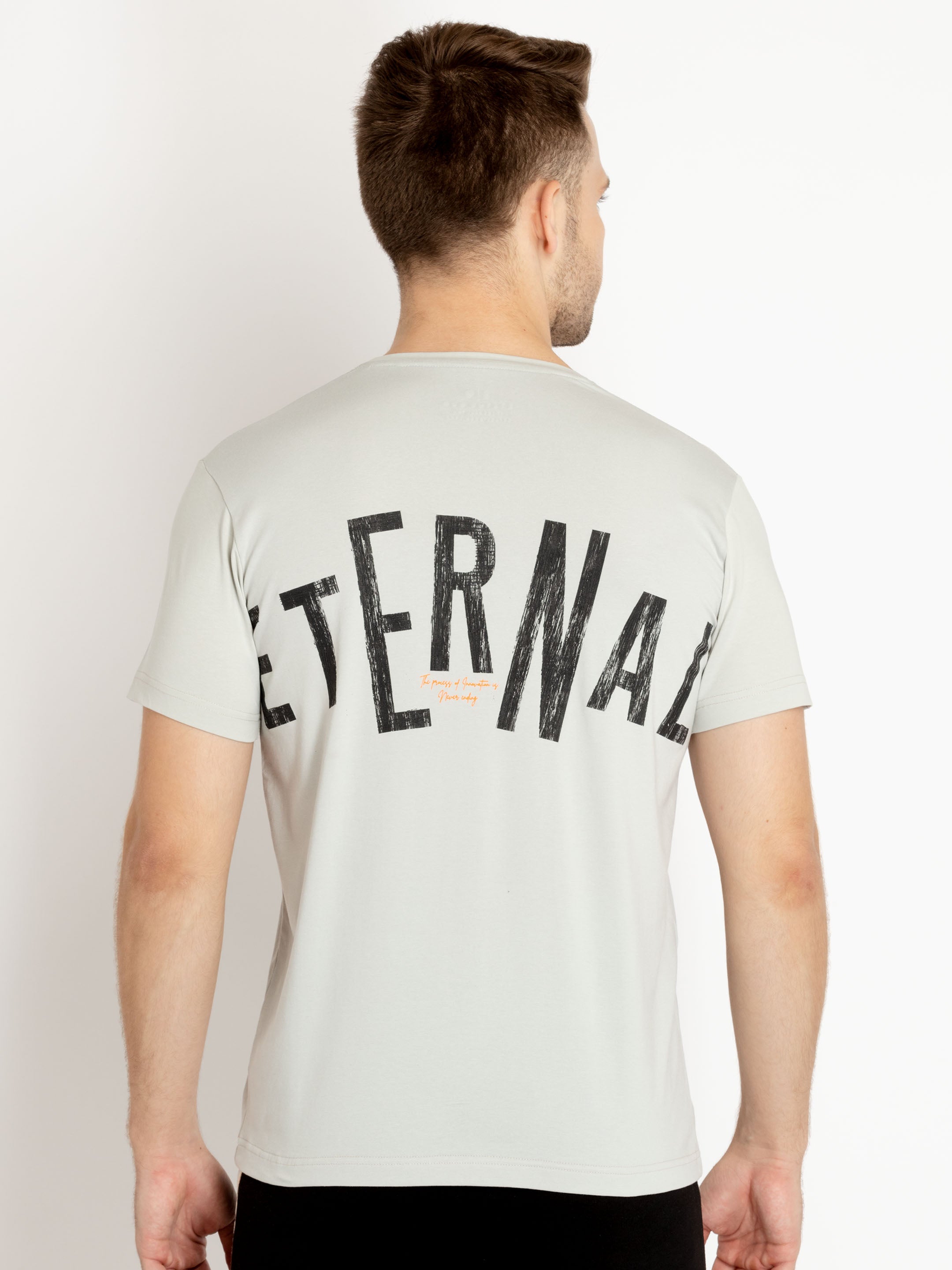 Mens Printed Round Neck T-shirts