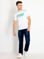 Mens Printed Round Neck T-shirts