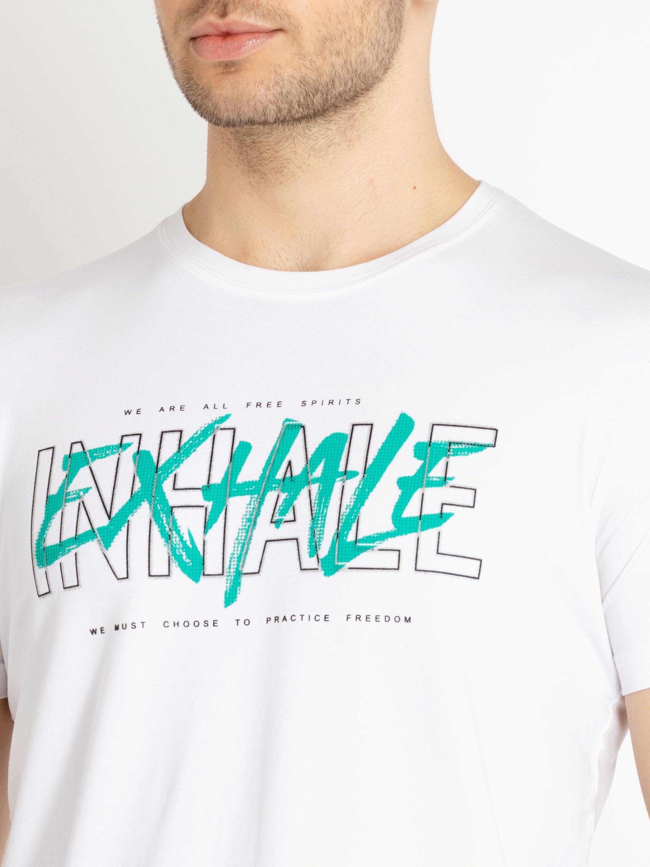 Mens Printed Round Neck T-shirts