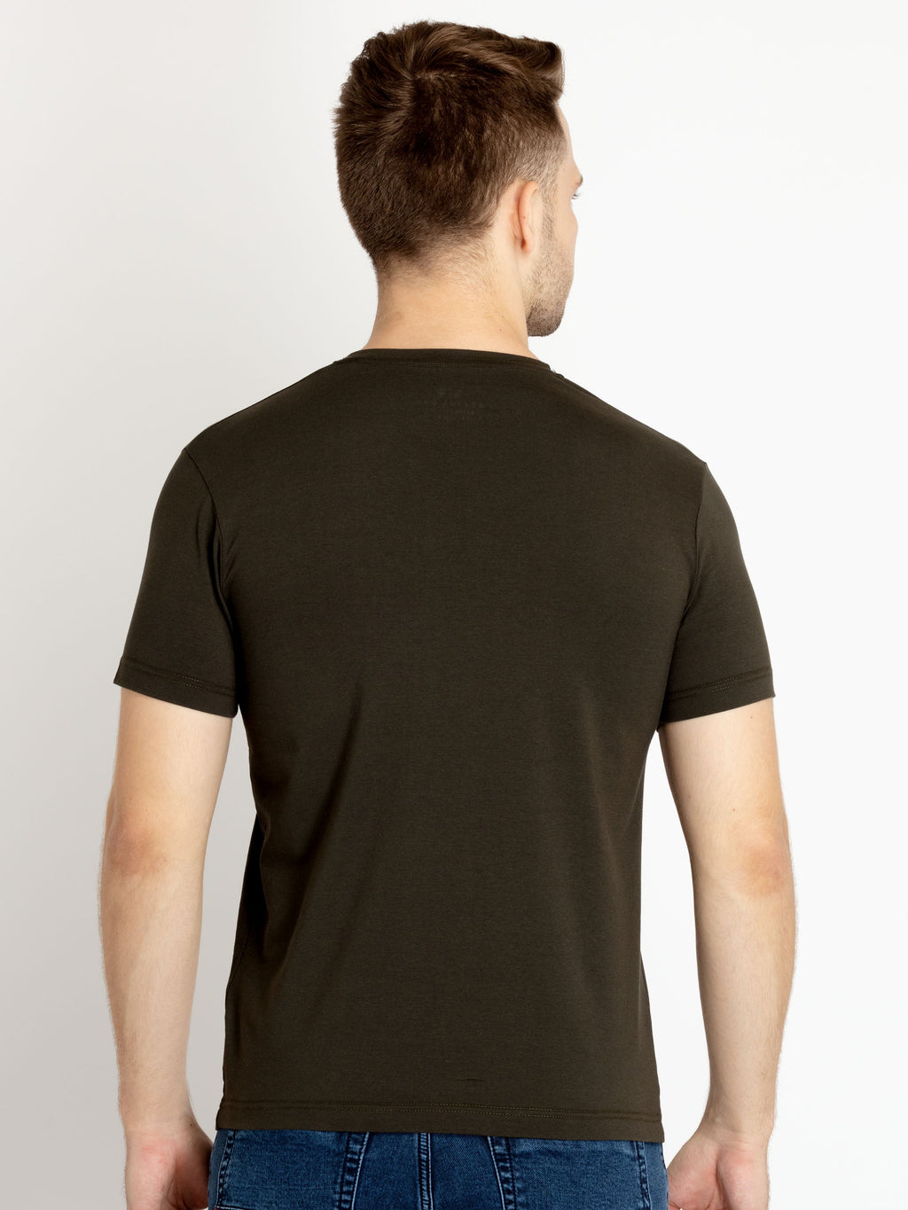 Mens Printed Round Neck T-shirts