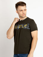 Mens Printed Round Neck T-shirts