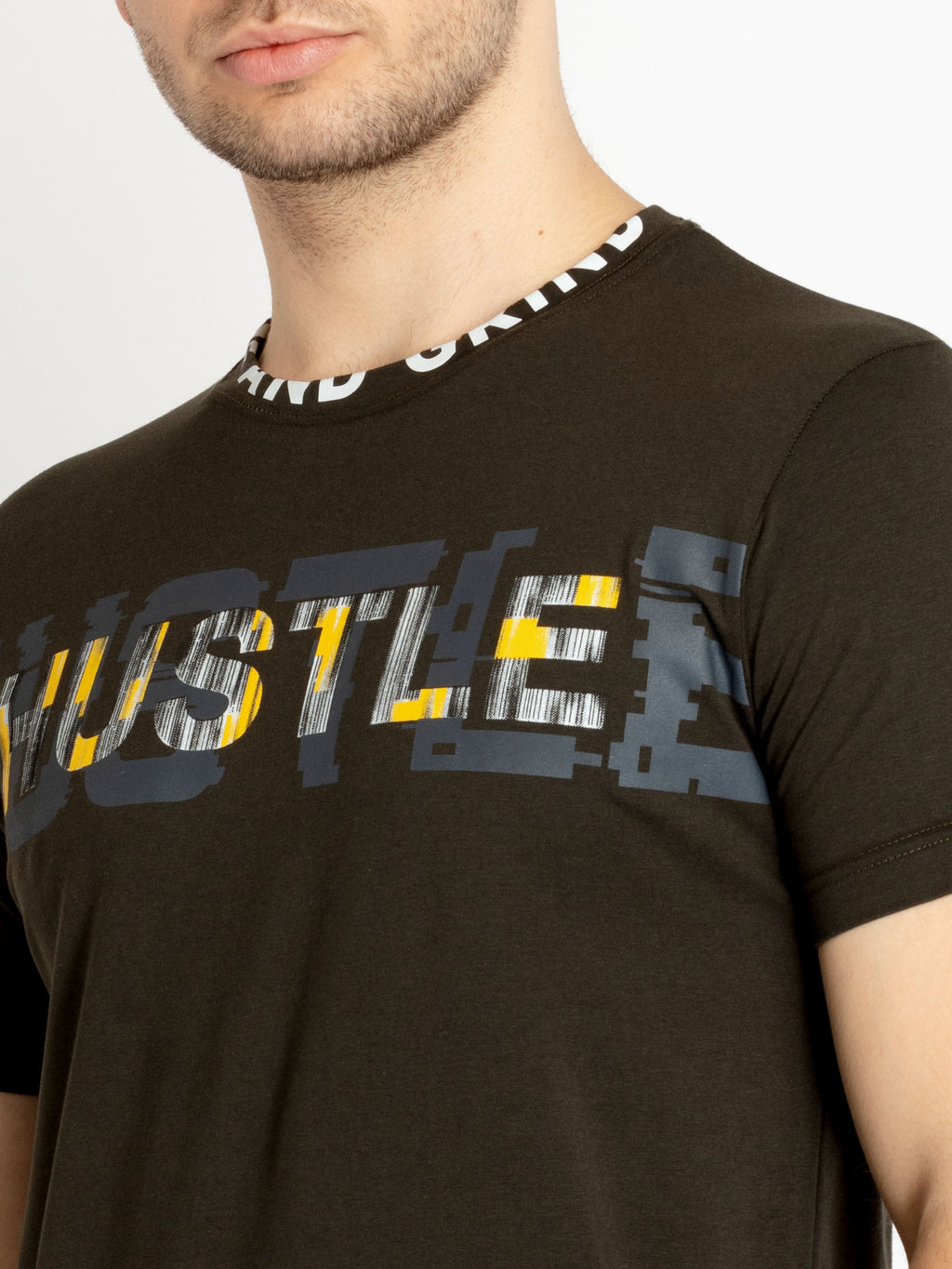 Mens Printed Round Neck T-shirts