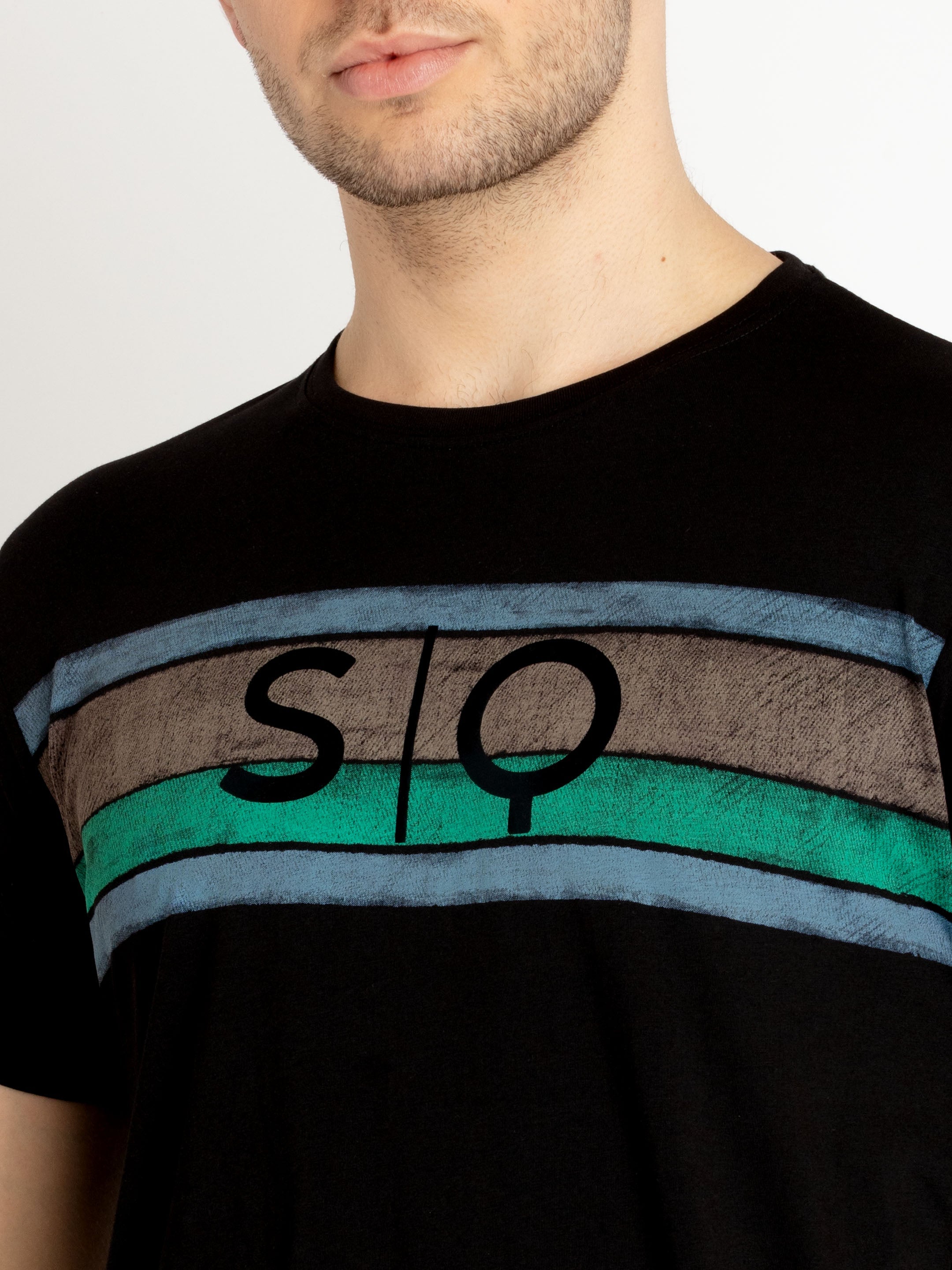Mens Printed Round Neck T-shirts