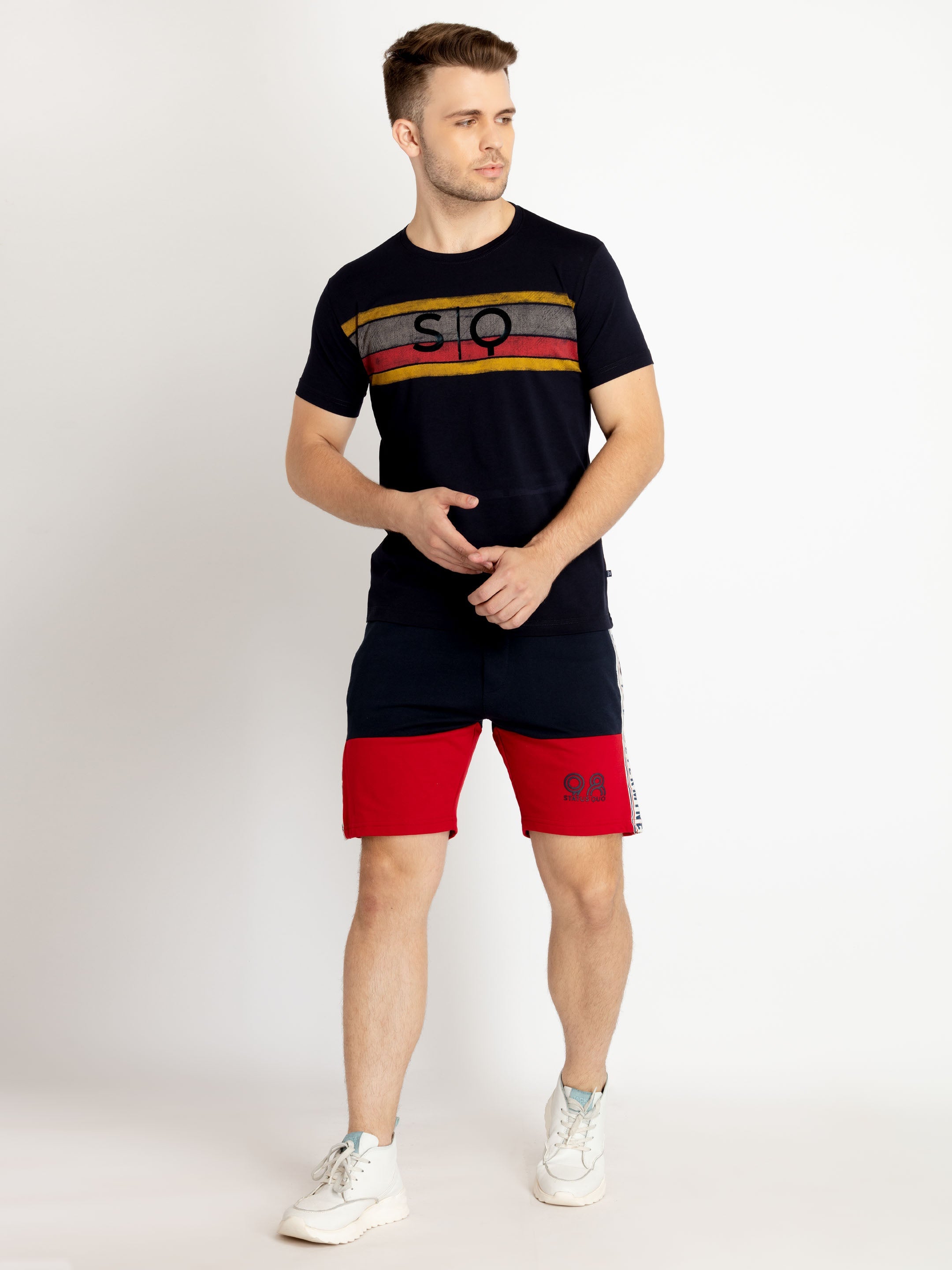Mens Printed Round Neck T-shirts