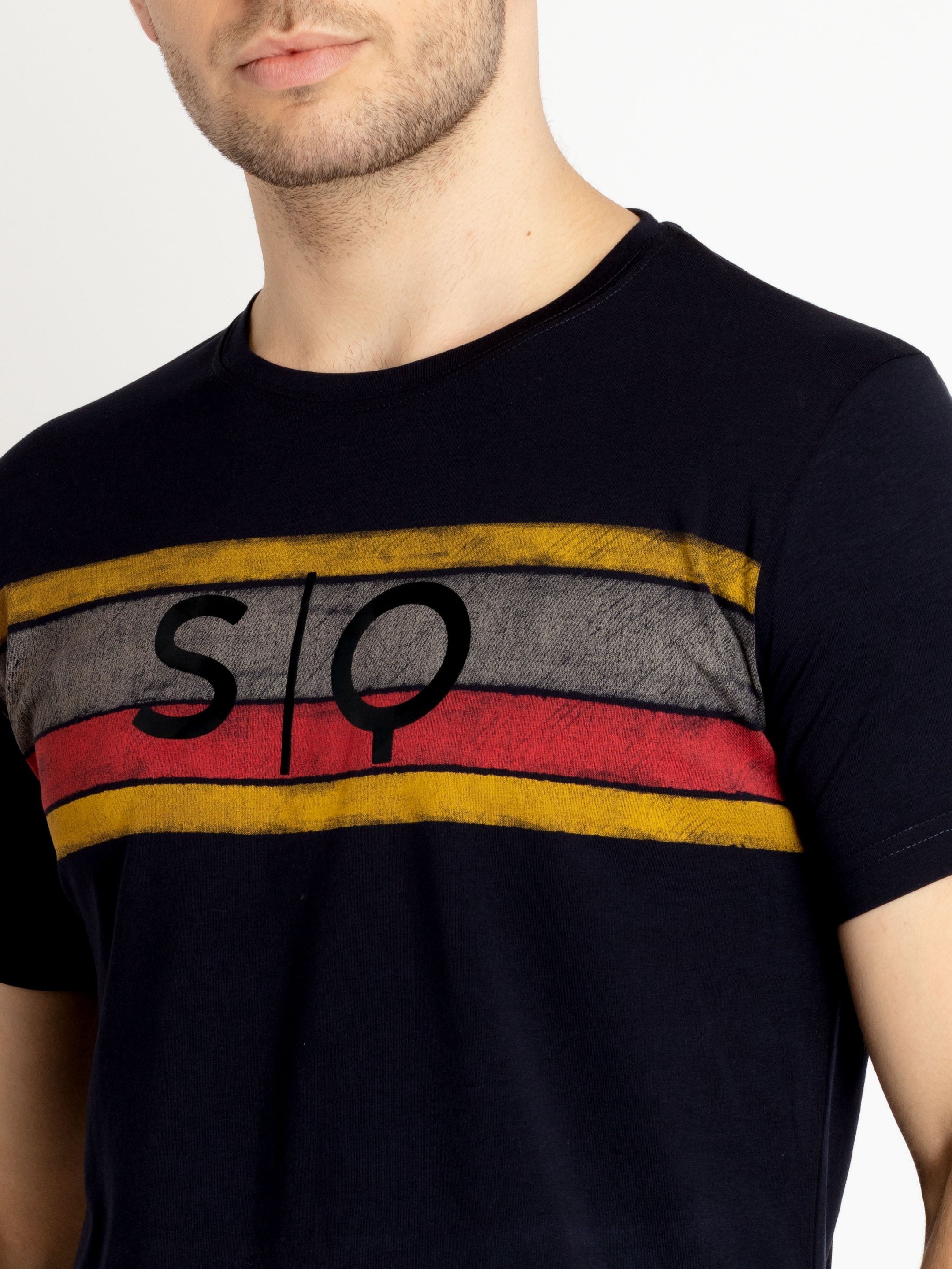 Mens Printed Round Neck T-shirts