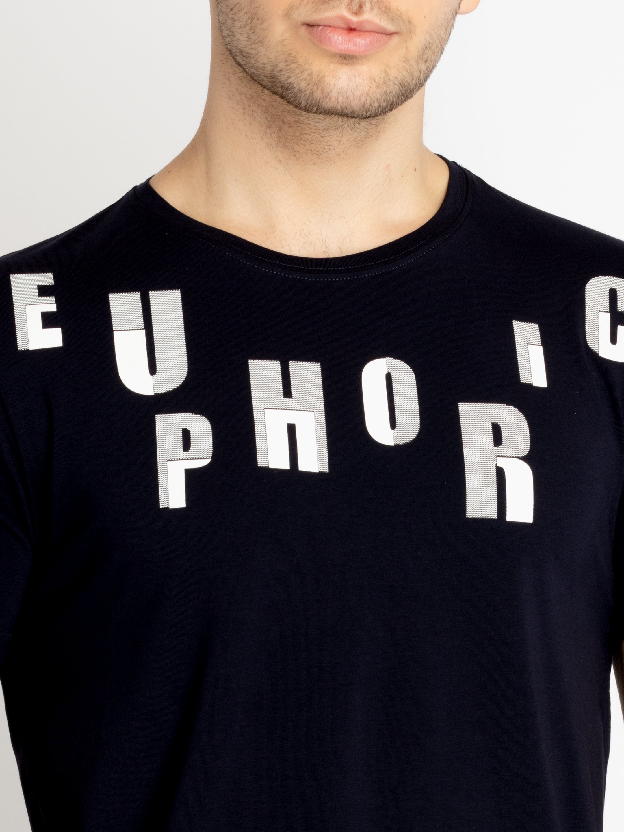 Mens Printed Round Neck T-shirts