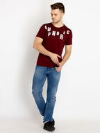 Mens Printed Round Neck T-shirts