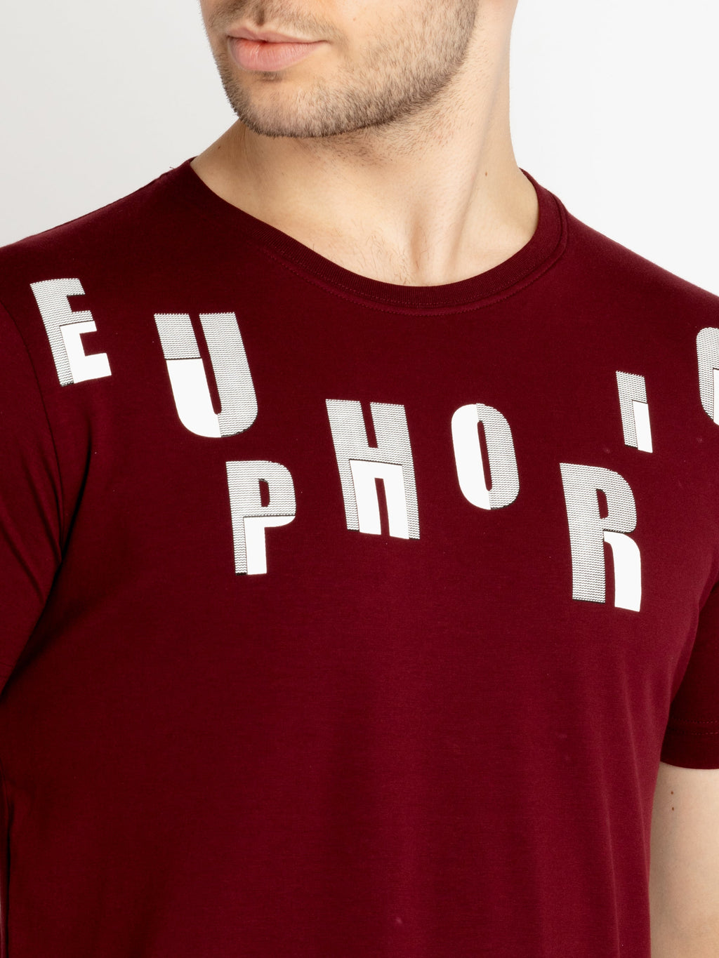 Mens Printed Round Neck T-shirts