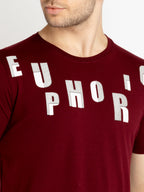 Mens Printed Round Neck T-shirts