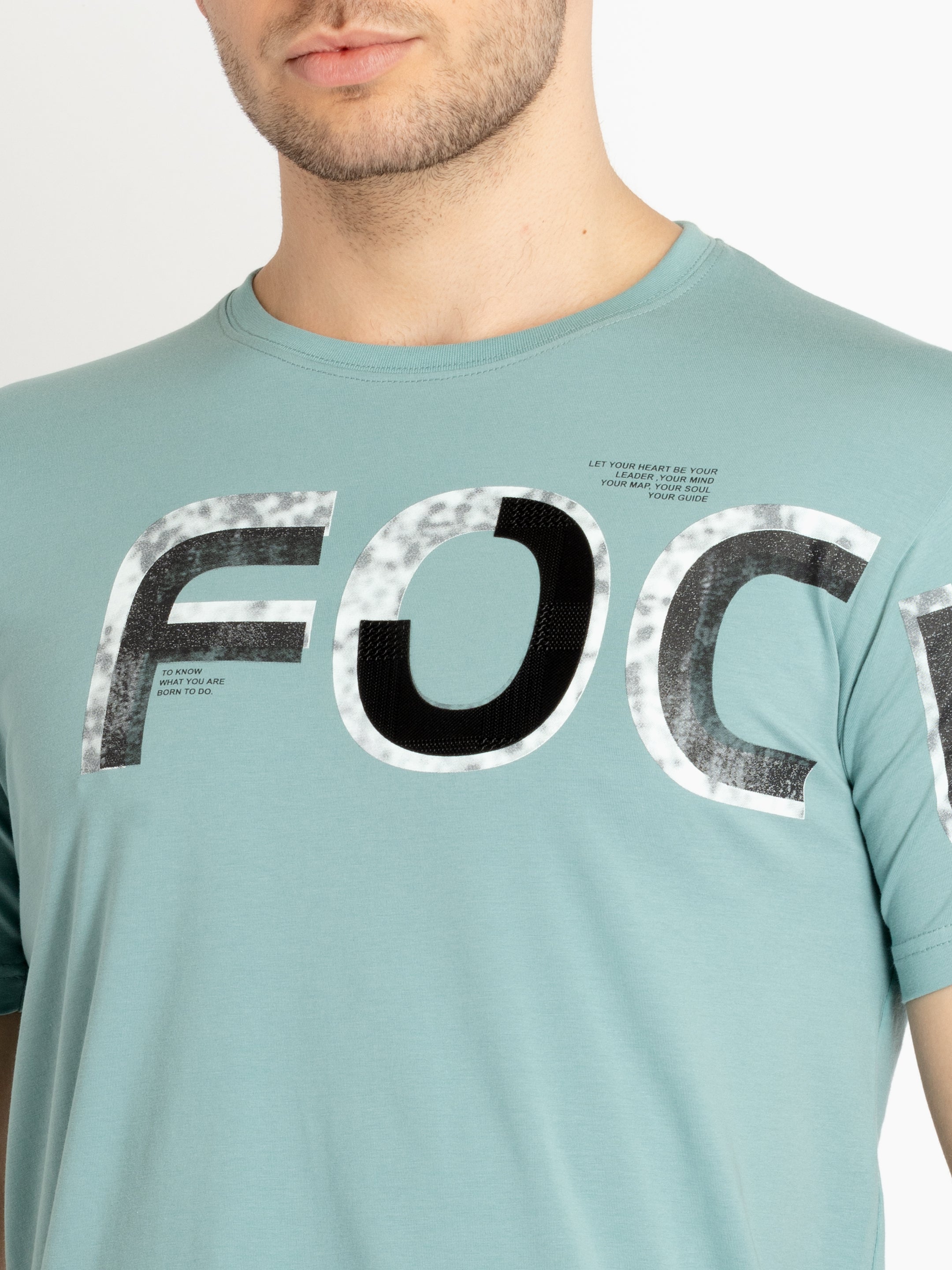 Mens Printed Round Neck T-shirts
