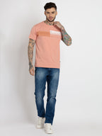 Mens All Over Printed Round Neck T-shirt