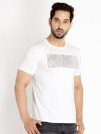 Mens Printed Round Neck T-shirt