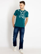 Mens Printed Round Neck T-shirts