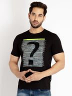 Mens Printed Round Neck T-shirt
