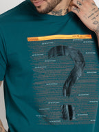 Mens Printed Round Neck T-shirt