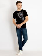 Mens Printed Round Neck T-shirts