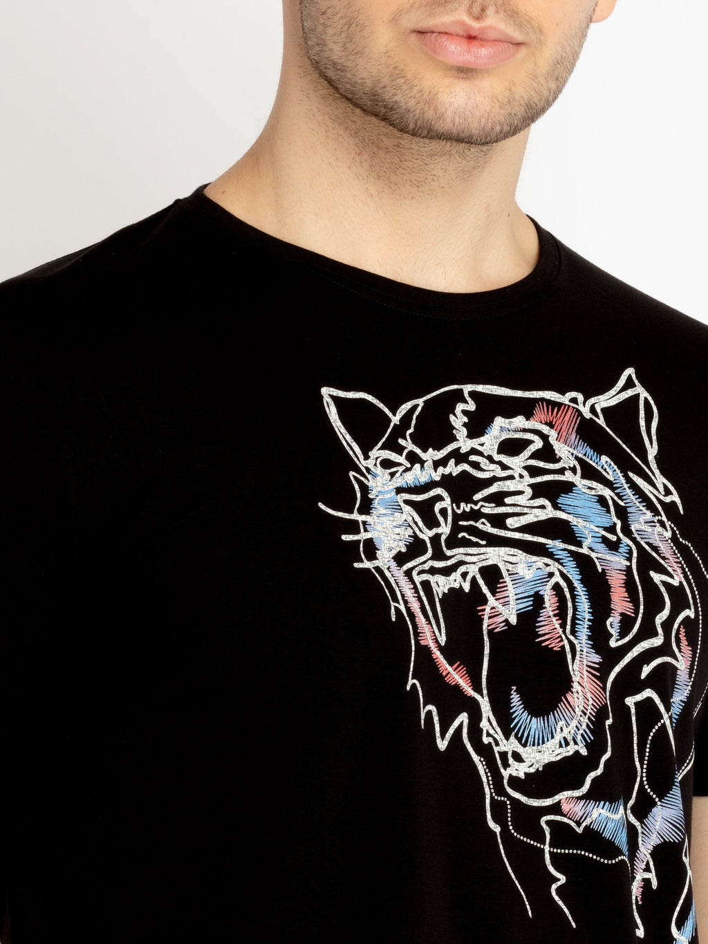 Mens Printed Round Neck T-shirts