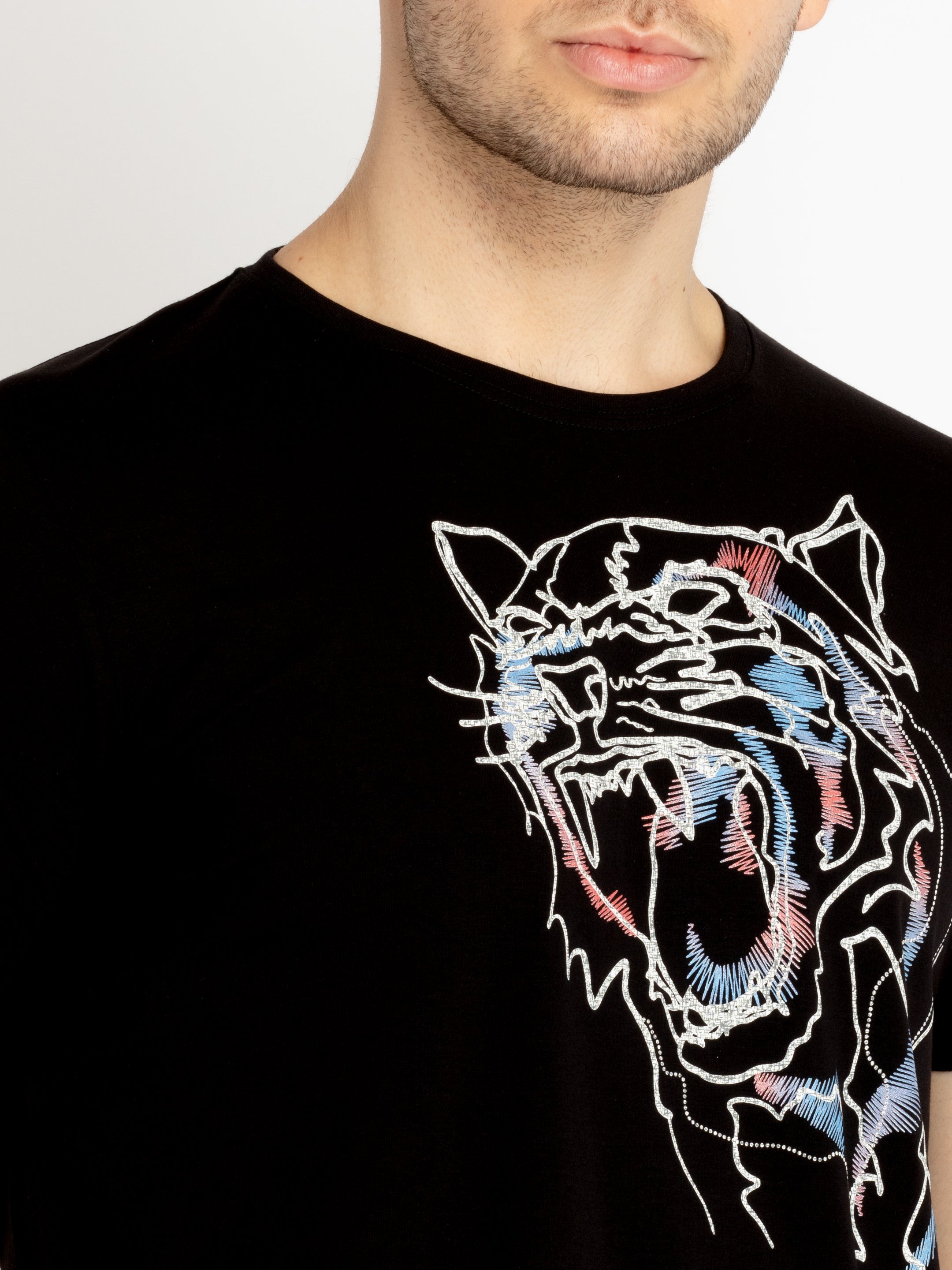 Mens Printed Round Neck T-shirts