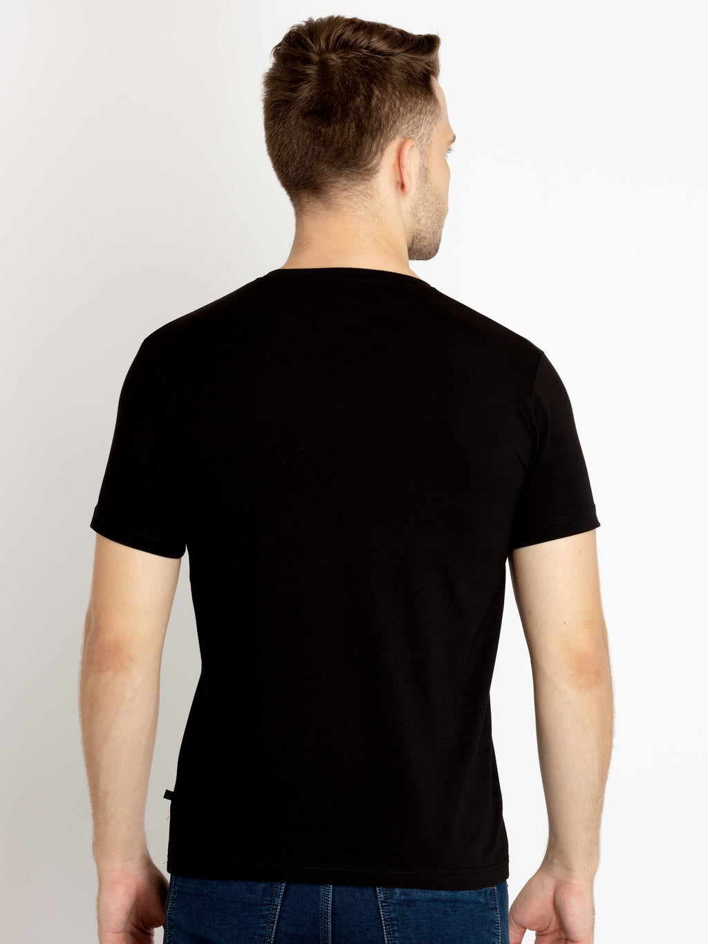 Mens Printed Round Neck T-shirts