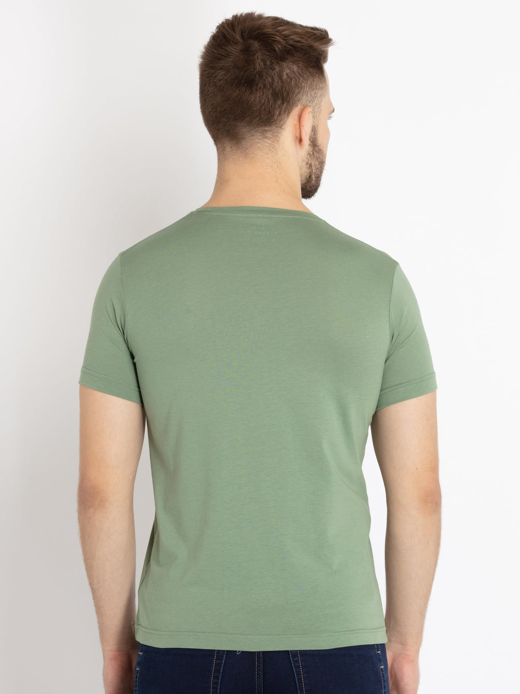 Mens Printed Round Neck T-shirt
