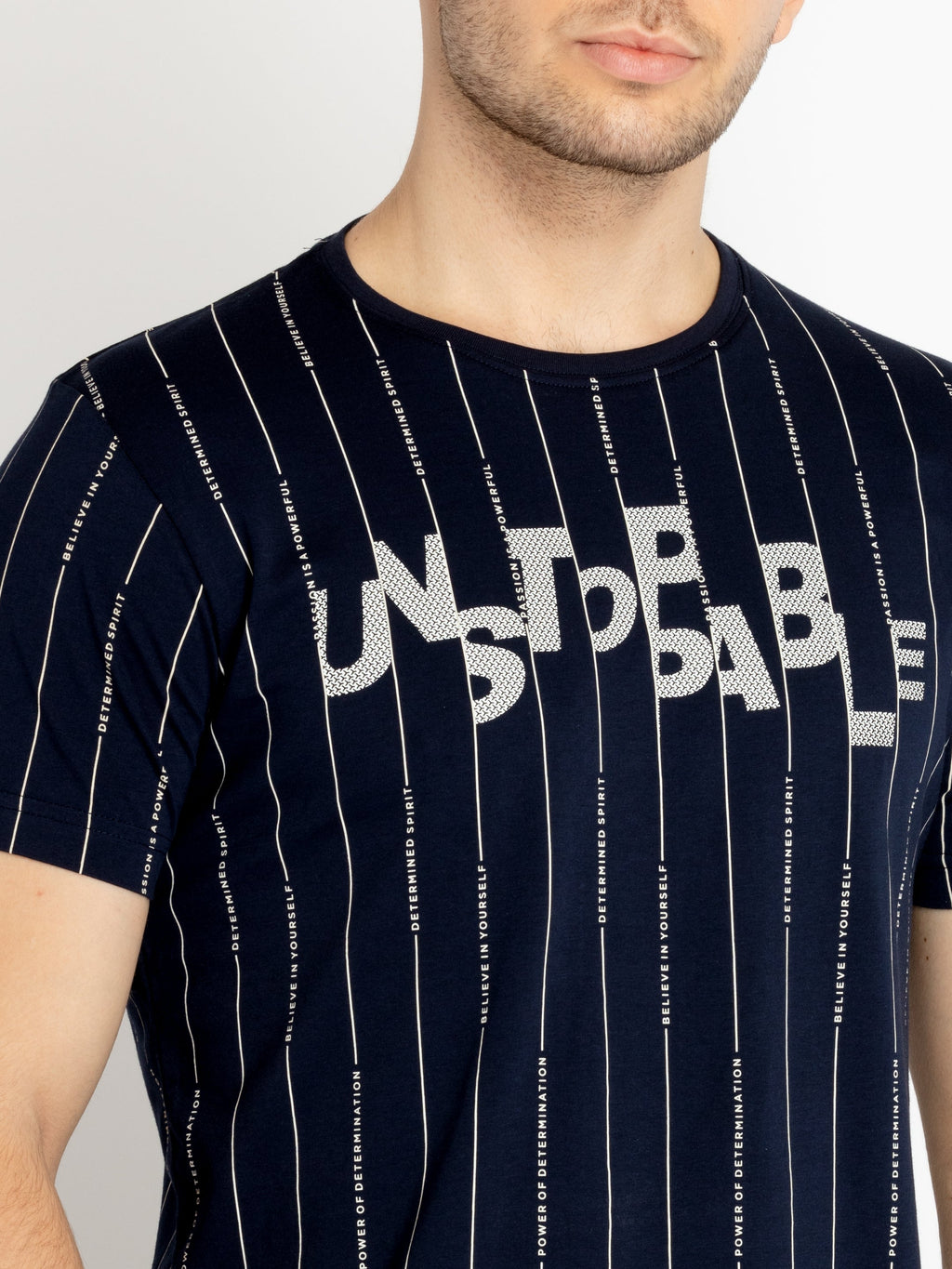 Mens Printed Round Neck T-shirts