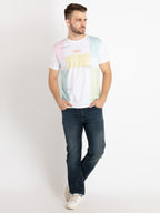 Mens Printed Round Neck T-Shirt