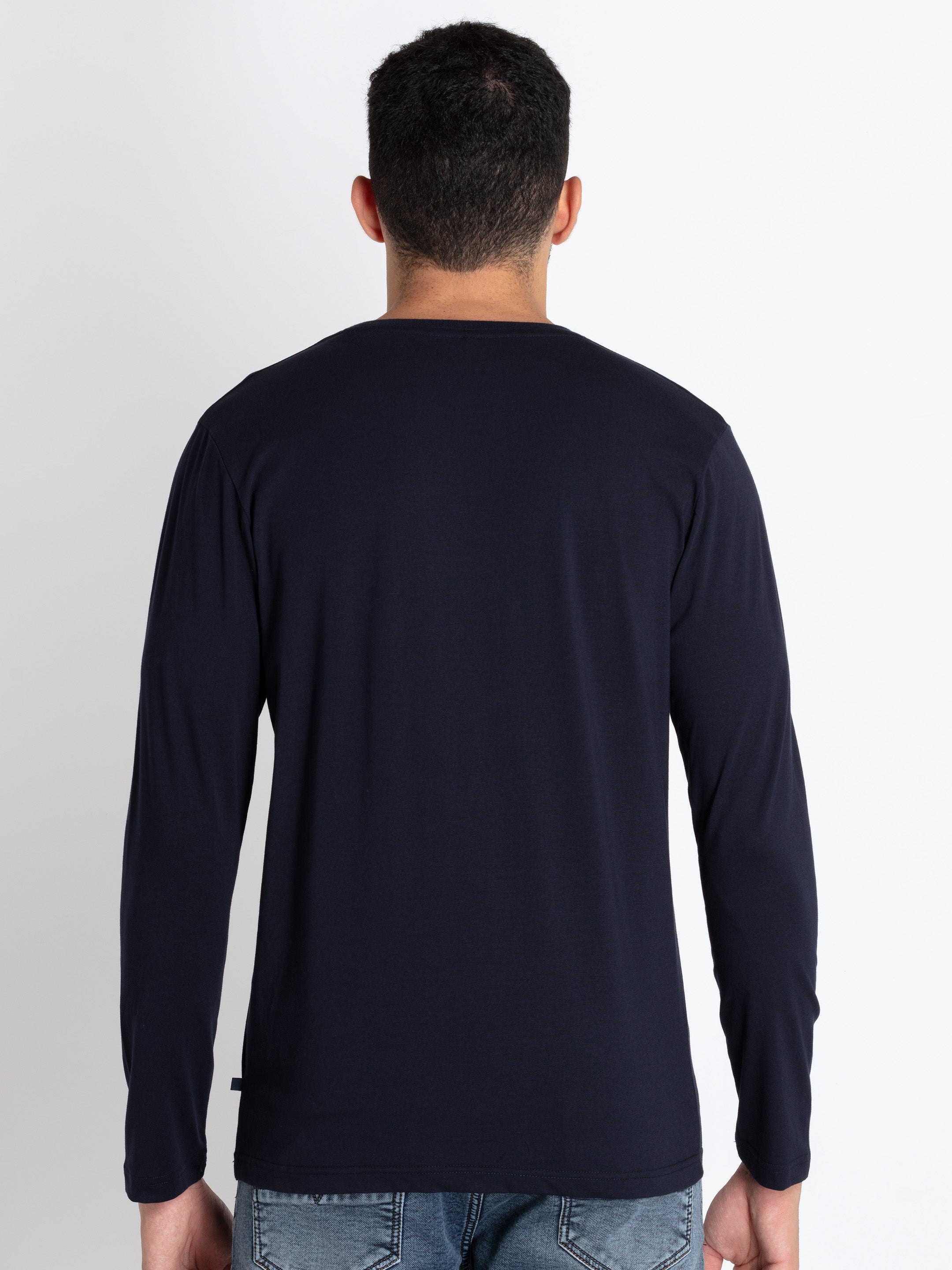 Mens Printed Round Neck T-Shirt