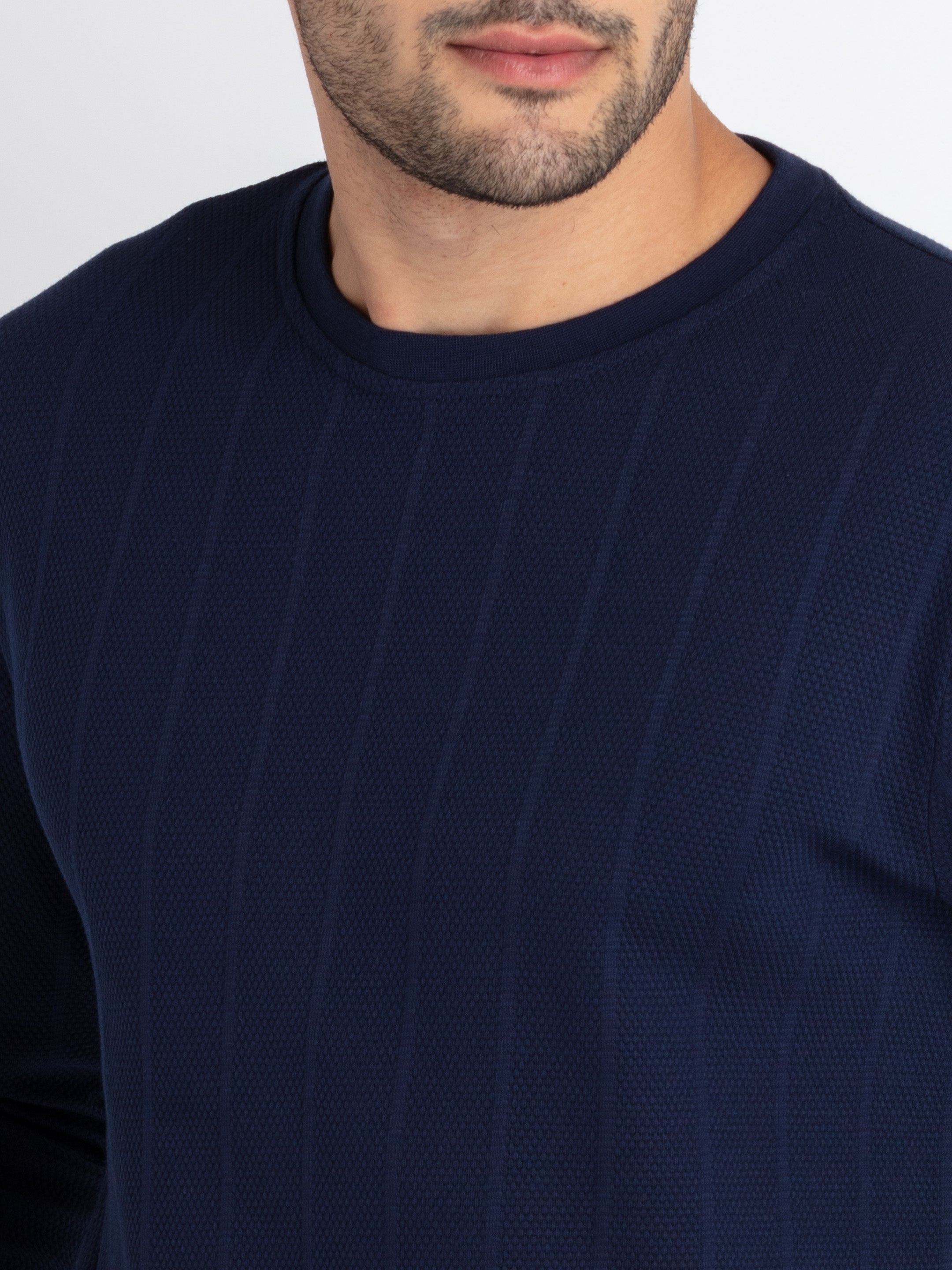 Mens Solid Round Neck T-Shirt