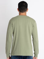 Mens Solid Round Neck T-Shirt