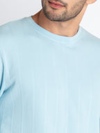 Mens Solid Round Neck T-Shirt