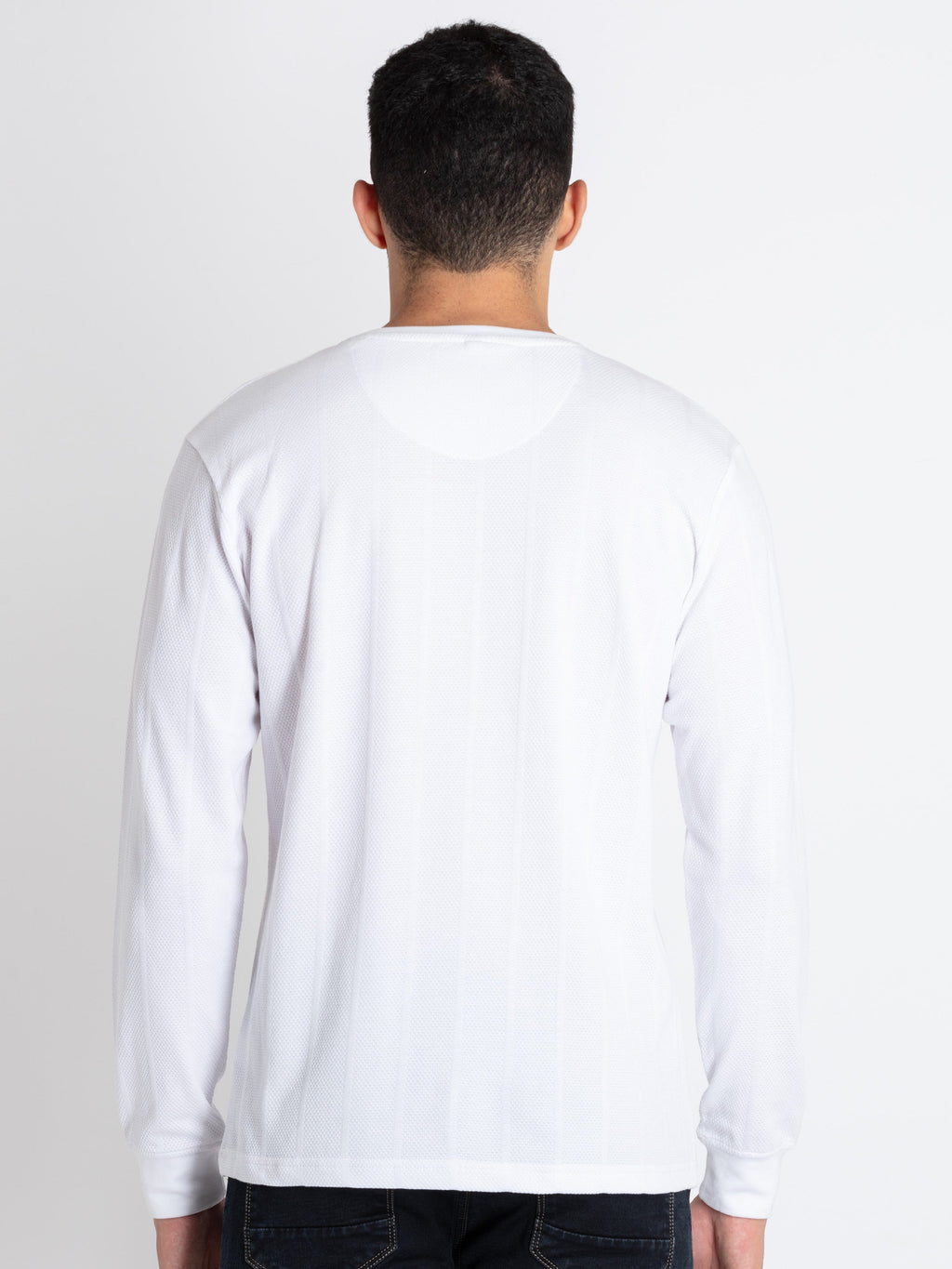 Mens Solid Round Neck T-Shirt
