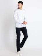 Mens Solid Round Neck T-Shirt