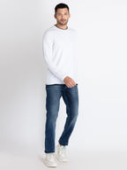 Mens Solid Round Neck T-Shirt