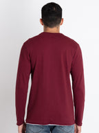 Mens Solid Round Neck T-Shirt