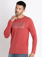 Mens Printed Round Neck T-Shirt