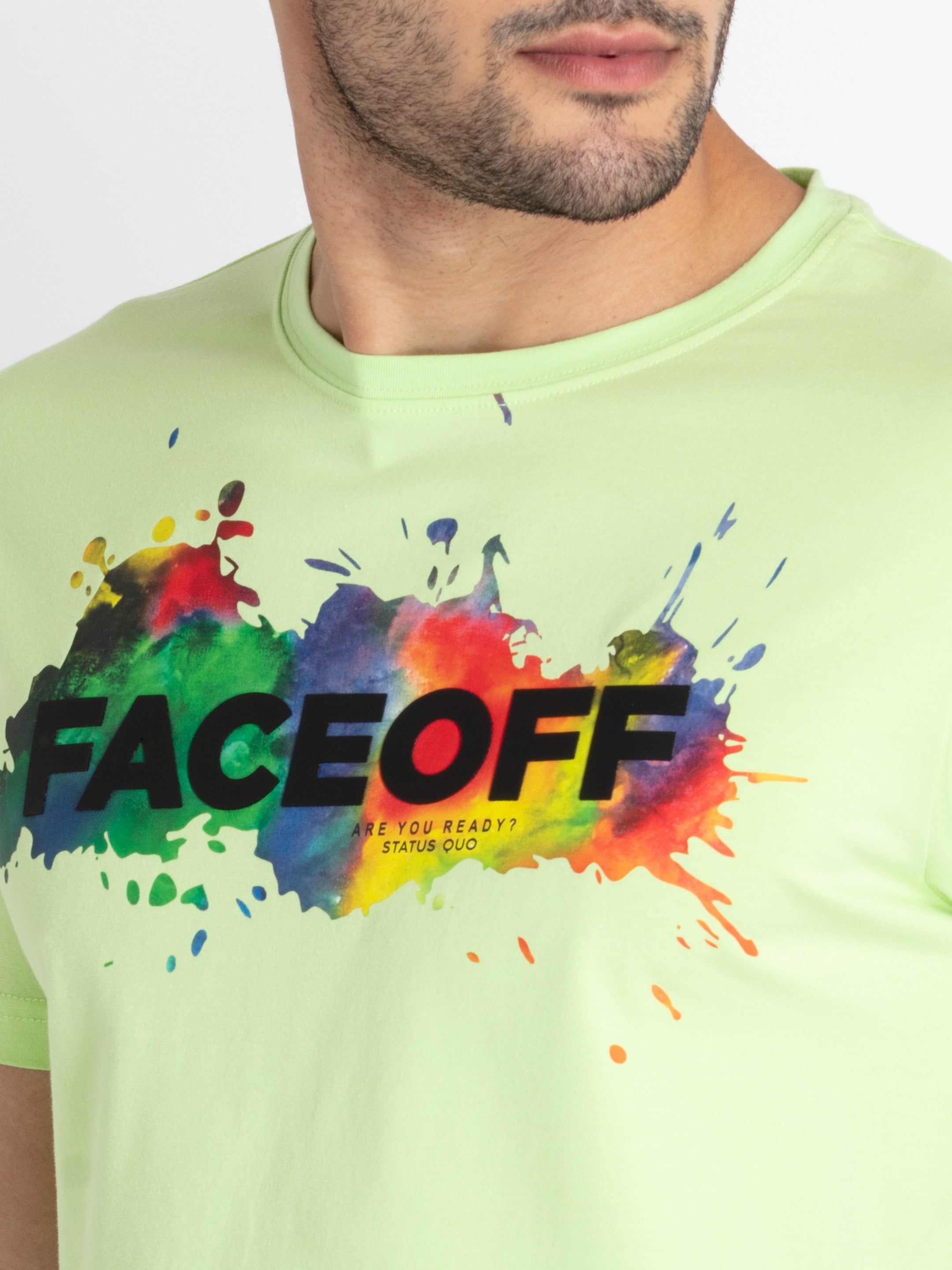 Mens Printed Round Neck T-Shirt
