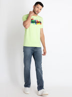 Mens Printed Round Neck T-Shirt