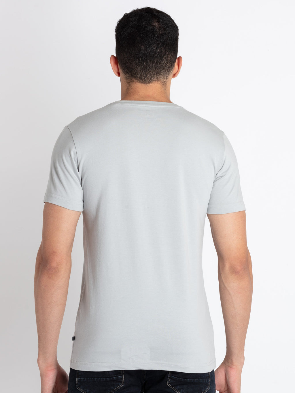 Mens Printed Round Neck T-Shirt